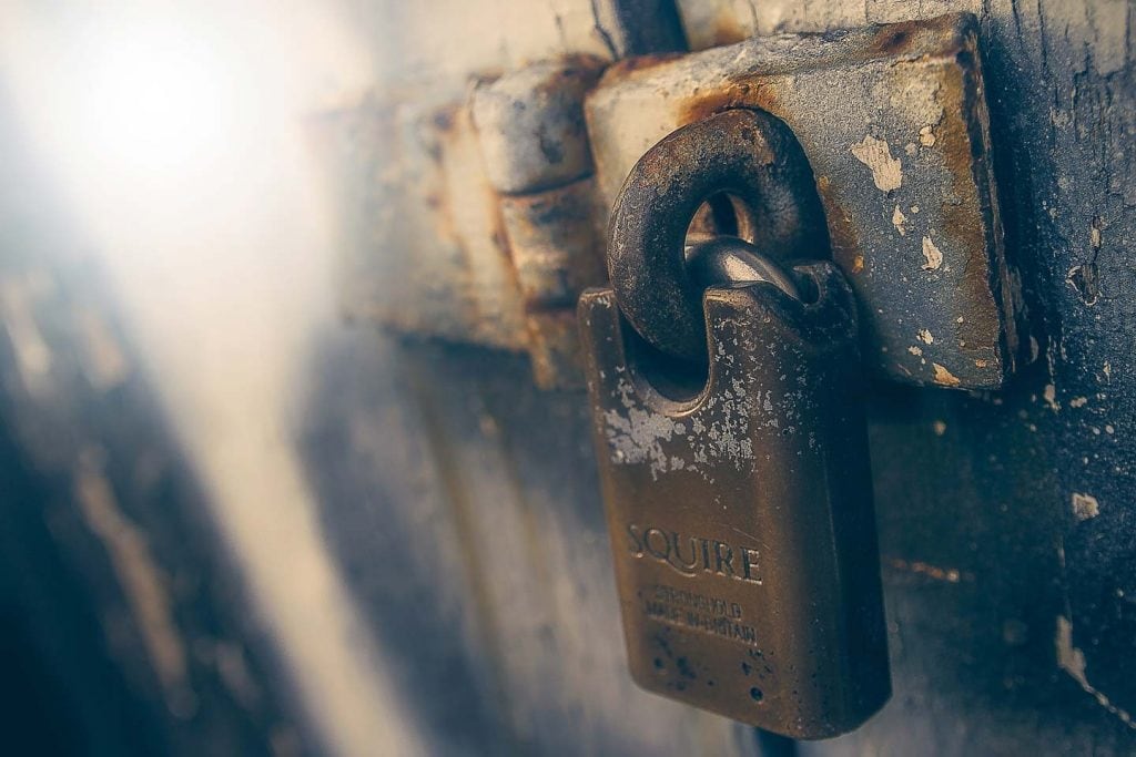 opening the lock