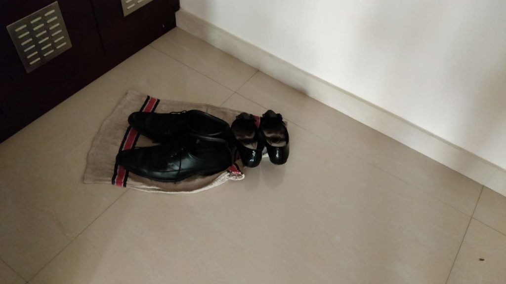 dirty shoes