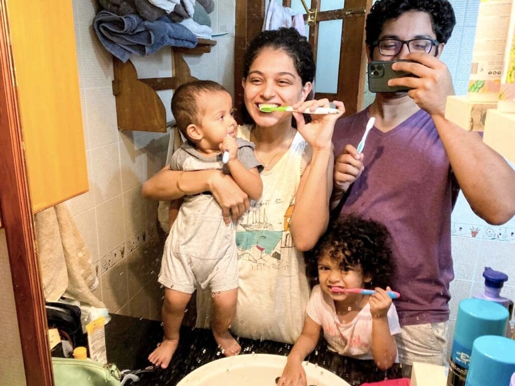 Jacob and Lea Roy with their children